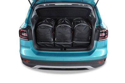 Kjust Reistassenset voor Volkswagen T-Cross 2019-2024 - Set van 3 Tassen met 3 Sporttassen
