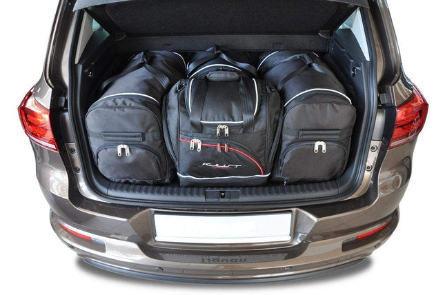 Kjust Kjust Reistassenset voor Volkswagen Tiguan 2007-2016 - Set van 4 Tassen met 2 Roltassen en 2 Sporttassen Harvest Automotive 1