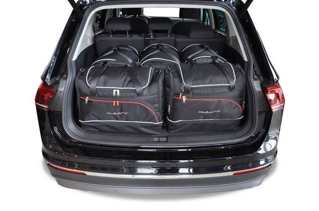 Kjust Kjust Reistassenset voor Volkswagen Tiguan Allspace 2017-2024 - Set van 5 Tassen met 3 Roltassen en 2 Sporttassen Harvest Automotive 1