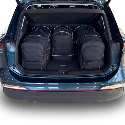 Kjust Kjust Reistassenset voor Volkswagen Tiguan vanaf 2024 - Set van 4 Tassen met 2 Roltassen 1 Sporttas en 1 Vliegtuigtas Harvest Automotive 2
