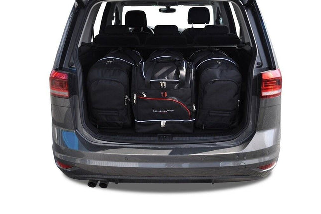 Kjust Kjust Reistassenset voor Volkswagen Touran vanaf 2015 - Set van 4 Tassen met 3 Roltassen en 1 Sporttas Harvest Automotive 1