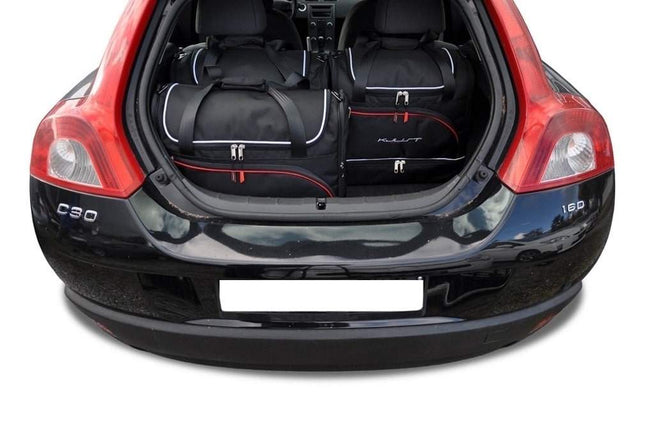 Kjust Kjust Reistassenset voor Volvo C30 2007-2013 - Set van 4 Tassen met 2 Sporttassen en 2 Vliegtuigtassen Harvest Automotive 2