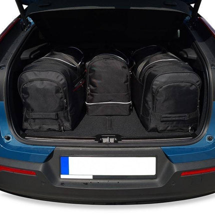 Kjust Kjust Reistassenset voor Volvo C40 2022-2024 - Set van 4 Tassen met 2 Roltassen 1 Sporttas en 1 Vliegtuigtas Harvest Automotive 2
