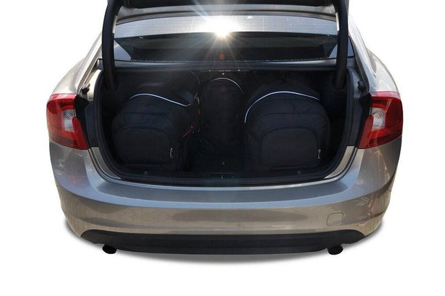 Kjust Kjust Reistassenset voor Volvo S60 Sedan 2010-2019 - Set van 4 Tassen met 2 Roltassen en 2 Vliegtuigtassen Harvest Automotive 2