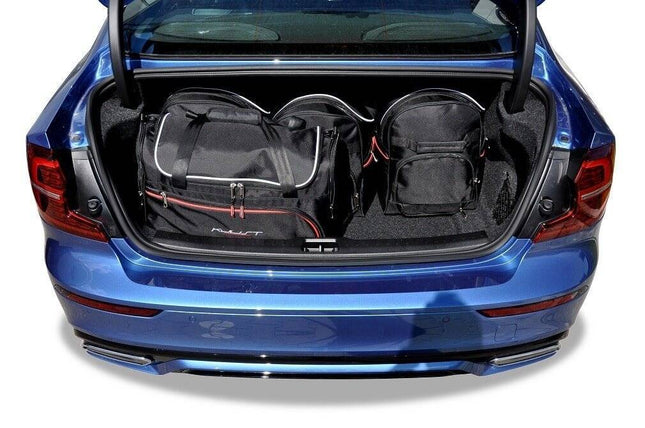 Kjust Kjust Reistassenset voor Volvo S60 Sedan 2019-2024 - Set van 5 Tassen met 3 Roltassen en 2 Vliegtuigtassen Harvest Automotive 2