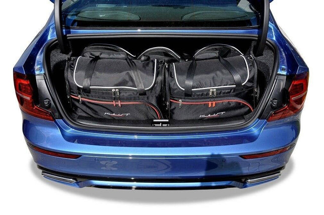 Kjust Kjust Reistassenset voor Volvo S60 Sedan 2019-2024 - Set van 5 Tassen met 3 Roltassen en 2 Vliegtuigtassen Harvest Automotive 1