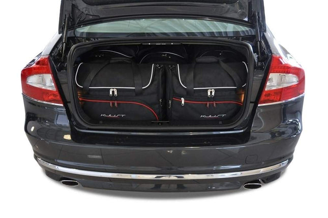 Kjust Kjust Reistassenset voor Volvo S80 Sedan 2006-2016 - Set van 5 Tassen met 3 Roltassen en 2 Vliegtuigtassen Harvest Automotive 1