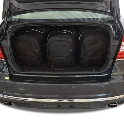 Kjust Kjust Reistassenset voor Volvo S80 Sedan 2006-2016 - Set van 5 Tassen met 3 Roltassen en 2 Vliegtuigtassen Harvest Automotive 2