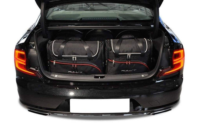 Kjust Kjust Reistassenset voor Volvo S90 Sedan 2016-2024 - Set van 5 Tassen met 3 Roltassen en 2 Vliegtuigtassen Harvest Automotive 1