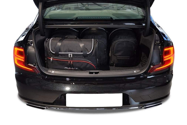 Kjust Kjust Reistassenset voor Volvo S90 Sedan 2016-2024 - Set van 5 Tassen met 3 Roltassen en 2 Vliegtuigtassen Harvest Automotive 2