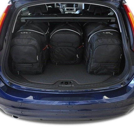 Kjust Kjust Reistassenset voor Volvo V60 Cross Country 2015-2018 - Set van 4 Tassen met 3 Roltassen en 1 Vliegtuigtas Harvest Automotive 2