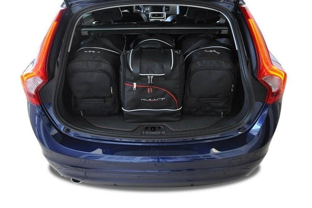 Kjust Kjust Reistassenset voor Volvo V60 stationwagen 2010-2018 - Set van 4 Tassen met 2 Roltassen en 2 Sporttassen Harvest Automotive 1