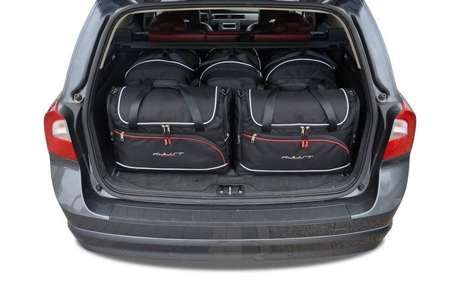 Kjust Kjust Reistassenset voor Volvo V70 stationwagen 2000-2007 - Set van 5 Tassen met 3 Roltassen en 2 Vliegtuigtassen Harvest Automotive 1