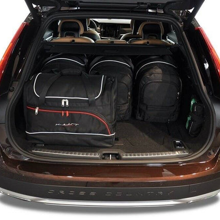 Kjust Kjust Reistassenset voor Volvo V90 stationwagen vanaf 2016 - Set van 5 Tassen met 3 Roltassen en 2 Sporttassen Harvest Automotive 2