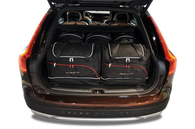 Kjust Kjust Reistassenset voor Volvo V90 stationwagen vanaf 2016 - Set van 5 Tassen met 3 Roltassen en 2 Sporttassen Harvest Automotive 1