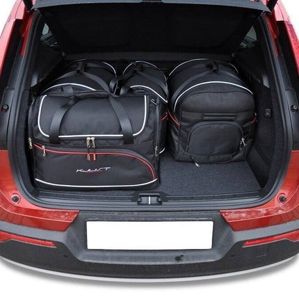 Kjust Kjust Reistassenset voor Volvo XC40 2018-2024 - Set van 5 Tassen met 2 Roltassen en 3 Vliegtuigtassen Harvest Automotive 2