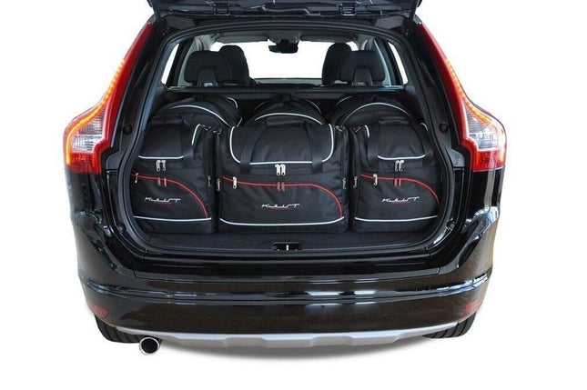 Kjust Kjust Reistassenset voor Volvo XC60 2008-2017 - Set van 6 Tassen met 3 Roltassen en 3 Vliegtuigtassen Harvest Automotive 1