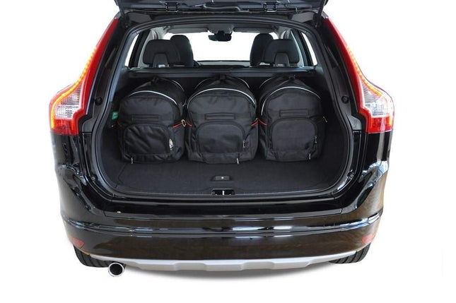 Kjust Kjust Reistassenset voor Volvo XC60 2008-2017 - Set van 6 Tassen met 3 Roltassen en 3 Vliegtuigtassen Harvest Automotive 2