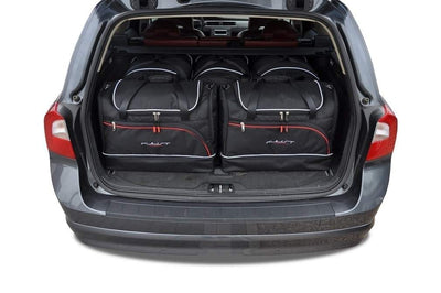 Kjust Reistassenset voor Volvo XC70 stationwagen 2007-2016 - Set van 5 Tassen met 3 Roltassen en 2 Sporttassen