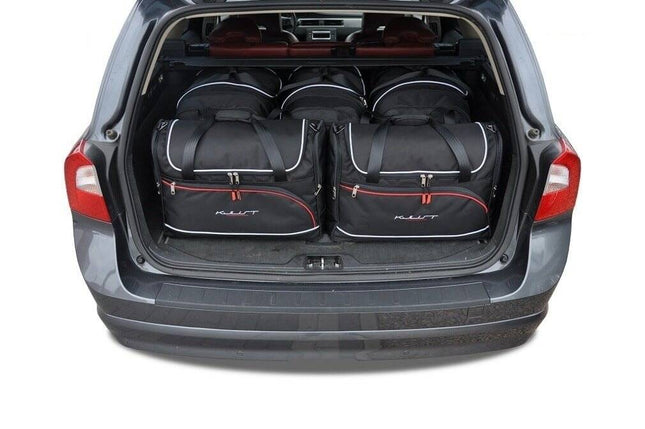 Kjust Kjust Reistassenset voor Volvo XC70 stationwagen 2007-2016 - Set van 5 Tassen met 3 Roltassen en 2 Vliegtuigtassen Harvest Automotive 1