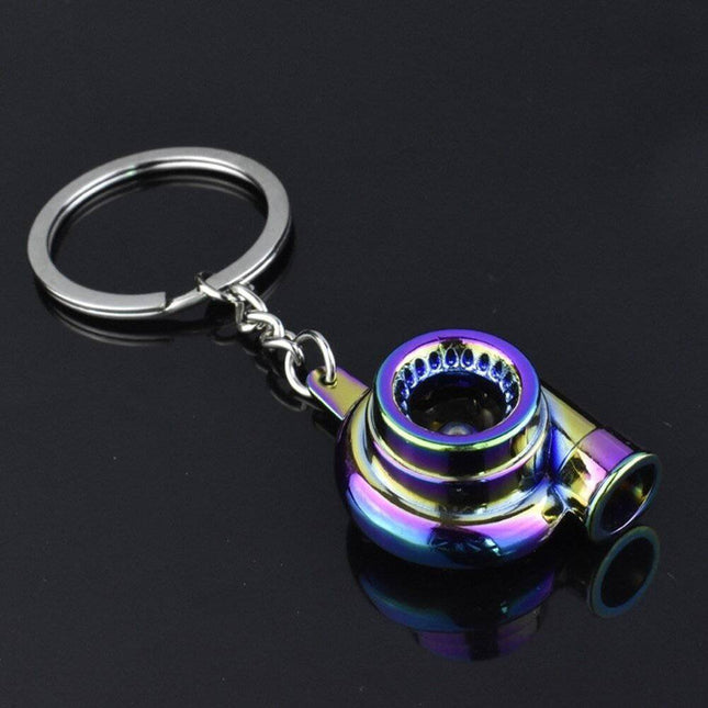 VCTparts Kleurrijke Turbo Sleutelhanger Regenboog - Aluminium NORGOS 2