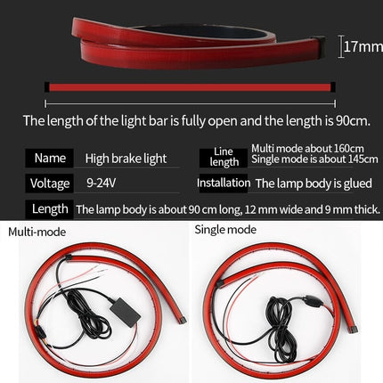 VCTparts Kofferbak Bumper Achterlicht LED Strip Rood - 200cm Flexibele Auto Ledstrip*FOTO NOG WIJZIGEN NORGOS 4