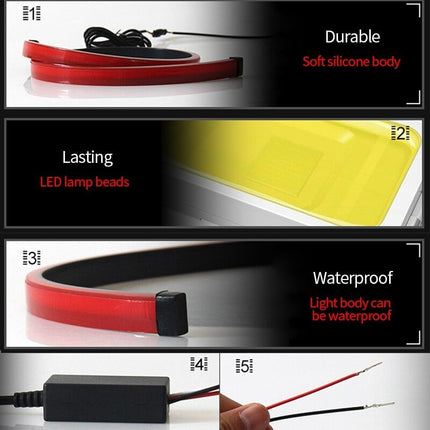 VCTparts Kofferbak Bumper Achterlicht LED Strip Rood - 200cm Flexibele Auto Ledstrip*FOTO NOG WIJZIGEN NORGOS 3