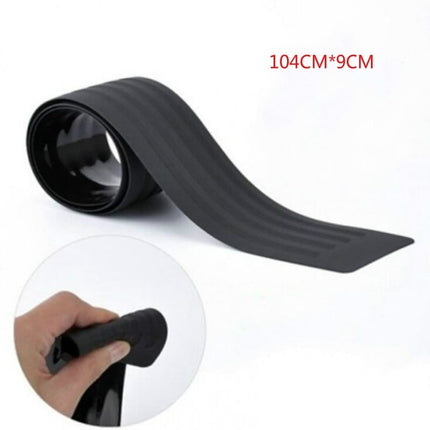 VCTparts Kofferbak Lijst Achterbumper Beschermstrip - Krasbestendig Rubber Dorpelplaat 104 cm - Zelfklevend met 3M Tape NORGOS 3