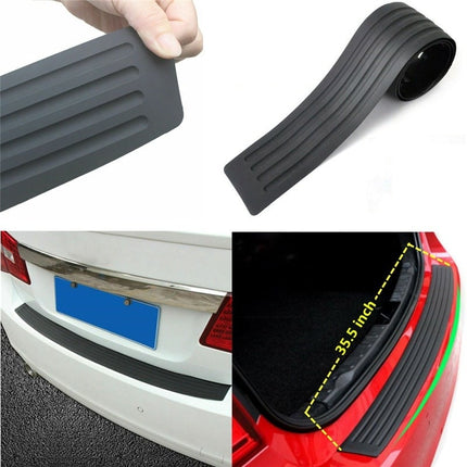 VCTparts Kofferbak Lijst Achterbumper Beschermstrip - Krasbestendig Rubber Dorpelplaat 104 cm - Zelfklevend met 3M Tape NORGOS 2