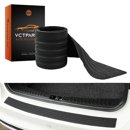 Kofferbak Lijst Achterbumper Beschermstrip - Krasbestendig Rubber Dorpelplaat 90 cm - Zelfklevend met 3M Tape - VCTparts.nl