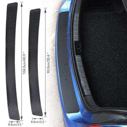 VCTparts Kofferbak Lijst Achterbumper Carbon Sticker Kras Bescherming - 104cm NORGOS 7