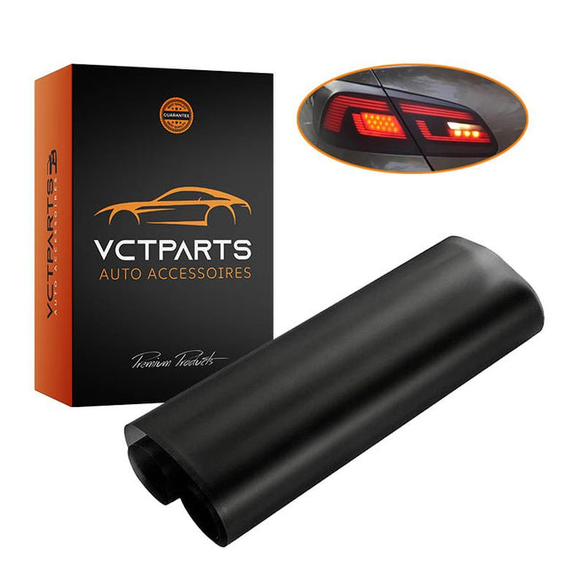 Koplamp & Achterlicht Lamp Folie - Mat Zwart (30 x 60cm) [Smoke Tint Vinyl] - VCTparts.nl