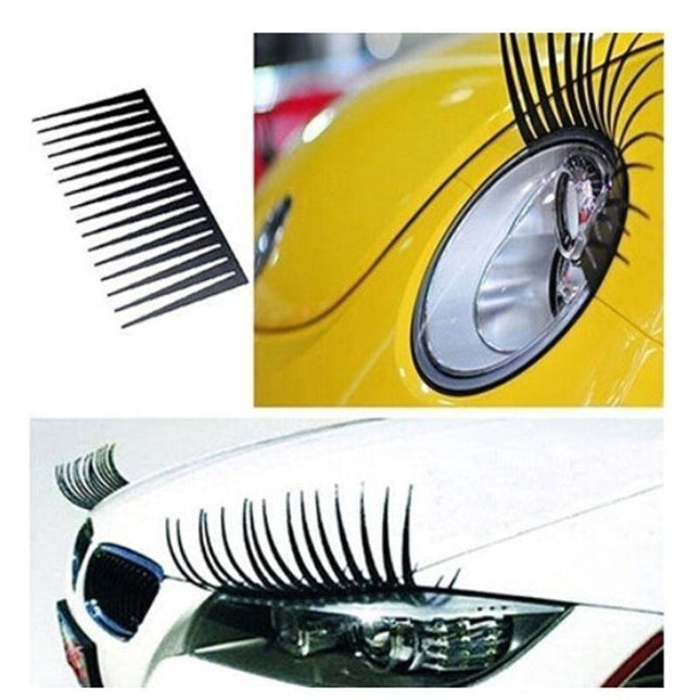 Koplamp Wimpers Oogleden - Car Eyelashes (set) - VCTparts.nl