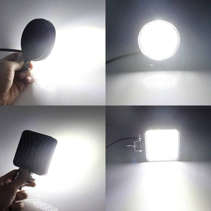 LED Achterlicht Offroad Verstraler 48W - Vierkant Spotlight voor Extra Verlichting - VCTparts.nl