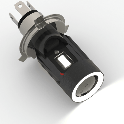 VCTparts LED H4 Auto Koplamp met Angel Eye – 5 Kleurstanden 6000K Wit – 12/24V – Plug en Play – 1 stuk NORGOS 9