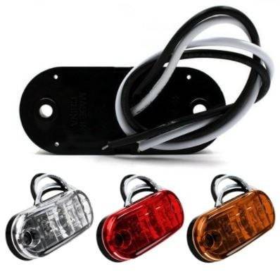 VCTparts led Zijmarkeringslichten Waarschuwing Signaal - Rood (set) [Markeringslicht - Gevarenlicht - Achterlicht - Richtingaanwijzer] NORGOS 8