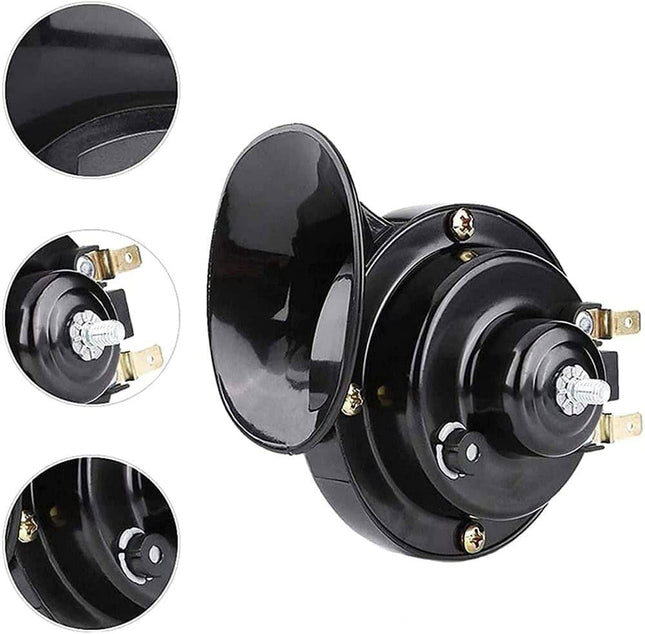 Luchthoorn Toeter - Super luide Claxon 24V Zwart - VCTparts.nl