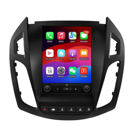 CarPlay en Android Auto Autoradio voor Ford Transit Connect / Tourneo Connect 2013–2018 – 9,7 inch Touchscreen, GPS, Bluetooth, WiFi, RDS, DSP – Inbouwen / Inbouwservice / Installatie