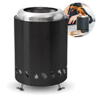 Mini Pelletkachel Vuurkorf Rookvrij Tafelmodel – Compacte en Gezellige Warmteoplossing - VCTparts.nl