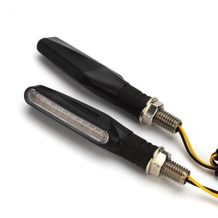 VCTparts Motor Richtingaanwijzers Dynamische LED Oranje met Relais (set) NORGOS 10