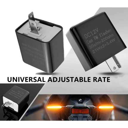 VCTparts Motor Richtingaanwijzers Dynamische LED Oranje met Relais (set) NORGOS 4