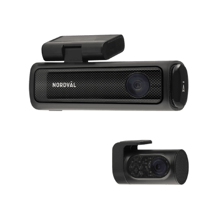 Nordval Nordväl DC202 2CH Dashcam 4K GPS Wi - Fi 64GB Video Recorder Zwart - VCTparts.nl