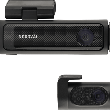 Nordval Nordväl DC202 2CH Dashcam 4K GPS Wi - Fi 64GB Video Recorder Zwart - VCTparts.nl