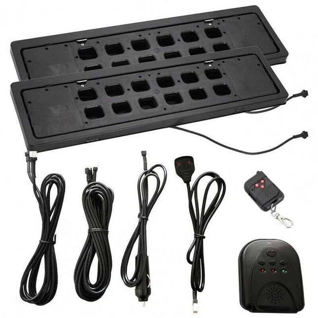 VCTparts Nummerplaat / Kenteken Verberger Flipper Systeem met Afstandsbediening [License Plate - Omdraaien] NORGOS 2