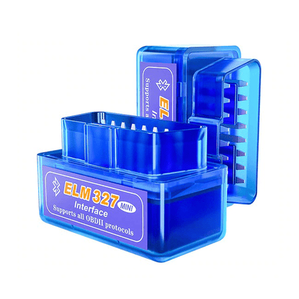 VCTparts OBD2 Mini ELM327 Bluetooth V2.1 Adapter Blauw met Disk NORGOS 1