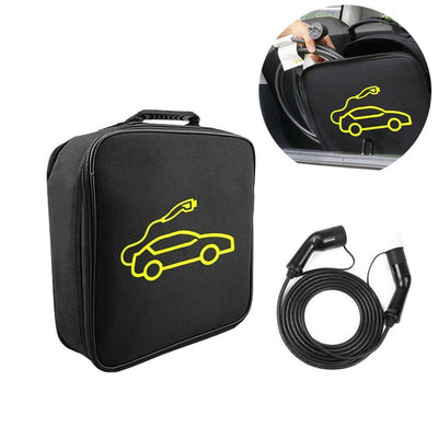 Sac de rangement pour le câble de charge - carré [Charge - Plug - voiture électrique]