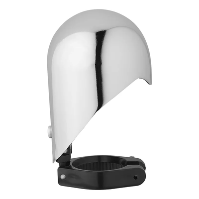 Casquette de remorquage en métal chromé pliable - Protection élégante pour votre barre de remorquage