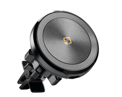 Optiline Magnetic Phone Porters avec un chargement sans fil 15 W et un montage de coq à air - Magsafe compatible - noir