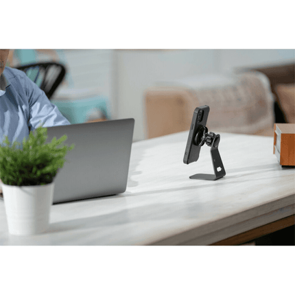 Optiline Telefoonhouder met MagSafe voor Thuis of Kantoor – Stabiele Grip en Minimalistisch Design – Zwart - VCTparts.nl