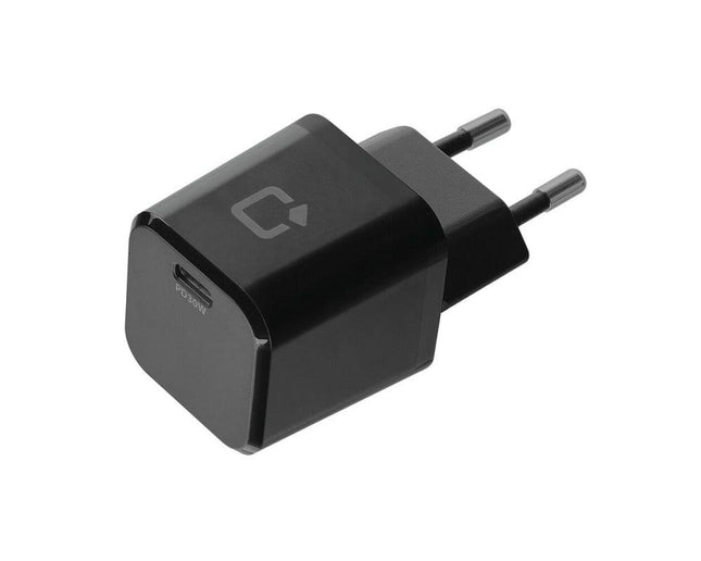 Optiline Thuislader USB - C 30W 110/230V – Ultra Compacte Design Snellader – Zwart - VCTparts.nl